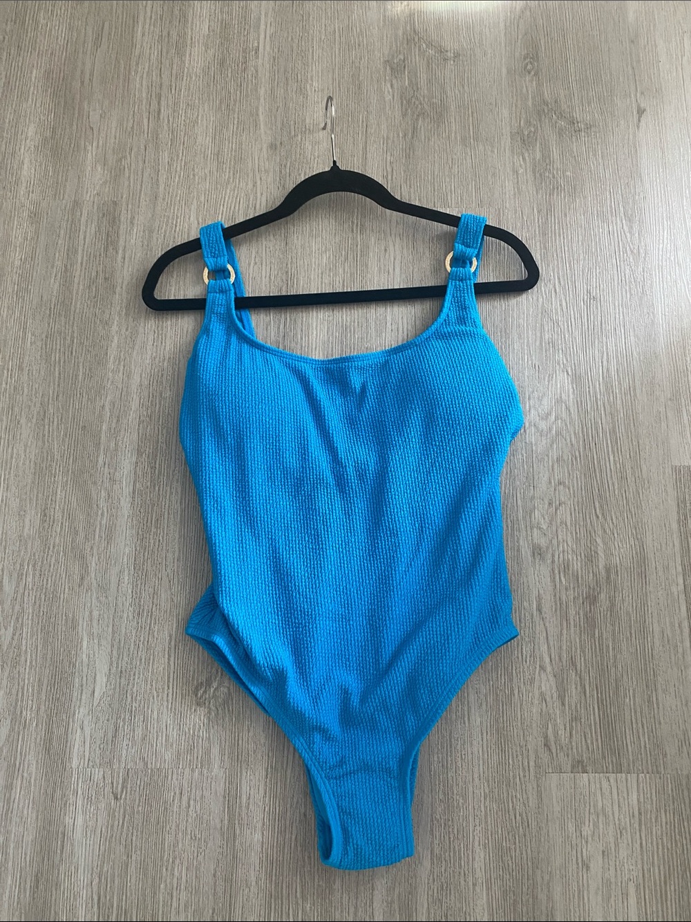 Michael Kors Cyan Blue Swimsuit (Size 14)